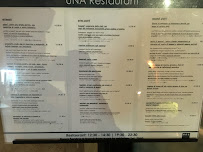 Carte du Il Grande Gatsby Bar & Restaurant by 'UNA cucina' à Rome