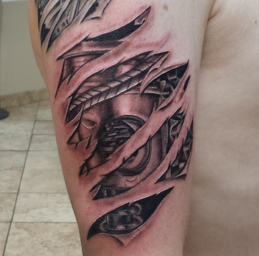 Explore peony tattoo ideas, creative tattoo ideas in San Diego, available at Sideshow Tattoo and Piercing