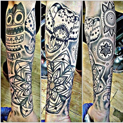 Explore infinity couple tattoo ideas, creative tattoo ideas in Lake Station, available at 219 Ink