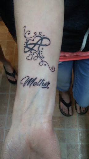 Explore 3 letter tattoo ideas, creative tattoo ideas in Decatur, available at Exclusive Ink Tattoos & Body Piercings 22nd & Wood