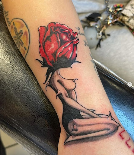 Explore tattoo ideas for a son's name, creative tattoo ideas in Mastic, available at Infinity Tattoo