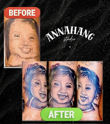 Explore triple moon finger tattoo ideas, creative tattoo ideas in Garden Grove, available at Anna Hang Tattoo