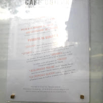 Restaurant Café Odilon à Paris - menu / carte