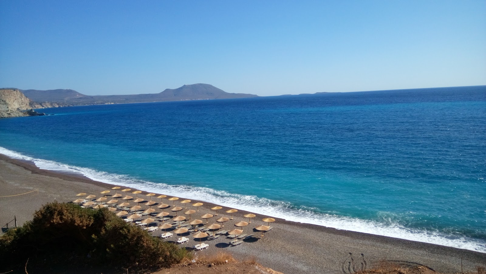 Paralia Firi Ammos'in fotoğrafı düz ve uzun ile birlikte