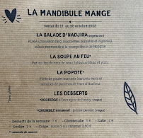 Menu du Calice et Mandibule à Le Havre