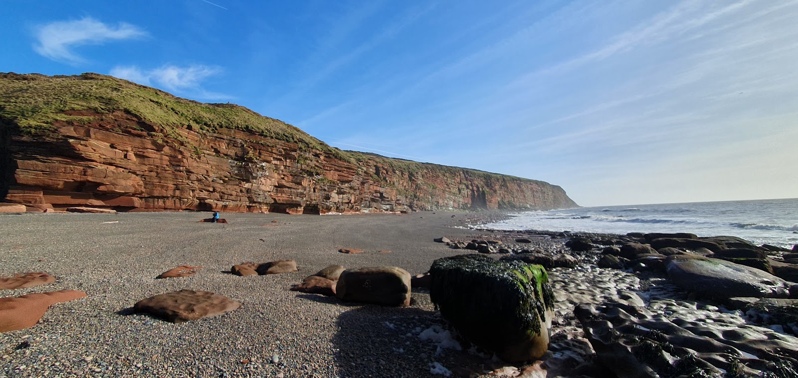 Fleswick Bay Beach'in fotoğrafı ve güzel manzarası