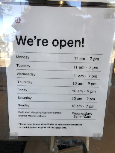 Sportswear Store «lululemon», reviews and photos, 8555 San Ysidro Ave, Gilroy, CA 95020, USA