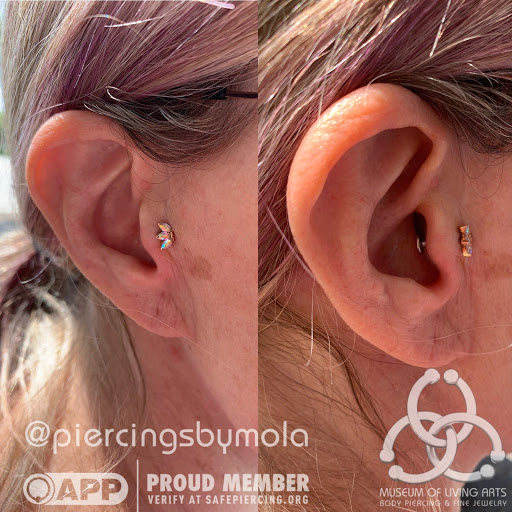 Explore ganesha tattoo ideas, creative tattoo ideas in Charleston, available at MOLA Piercing and Fine Jewelry