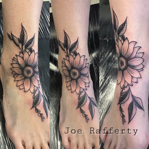 Explore mom and son tattoo ideas, creative tattoo ideas in Kent, available at War Horse Ink