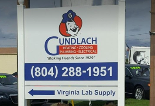 HVAC Contractor «Gundlach Heating, Cooling, Plumbing & Electrical», reviews and photos, 2707 Ellis Ln, Richmond, VA 23294, USA
