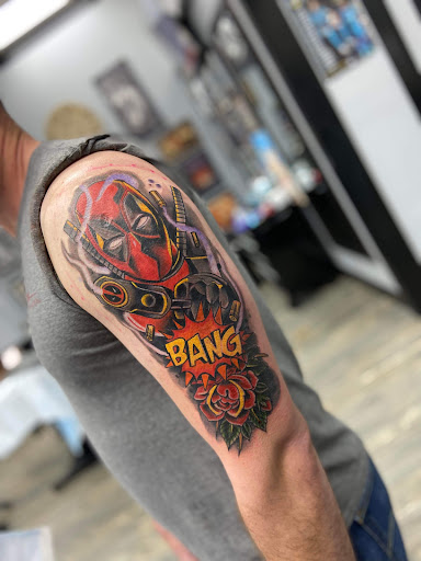 Explore rising phoenix tattoo ideas, creative tattoo ideas in El Paso, available at American Tattoo Society of Ft Bliss