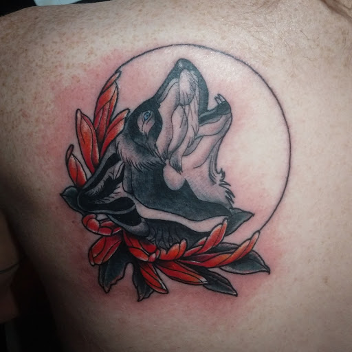 Explore ghost cat tattoo ideas, creative tattoo ideas in Lander, available at Blackblood Tattoo and Piercing