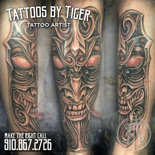 Explore satanic tattoo ideas, creative tattoo ideas in Fayetteville, available at American Tattoo Society of Fayetteville