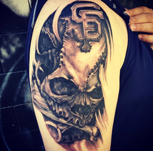 Explore rengoku tattoo ideas, creative tattoo ideas in El Paso, available at Pumping Ink Tattoo Parlor