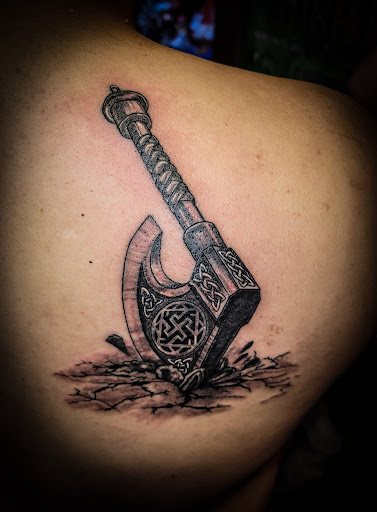 Explore ghost tattoo ideas, creative tattoo ideas in Logansport, available at Fatt Matts Tatts
