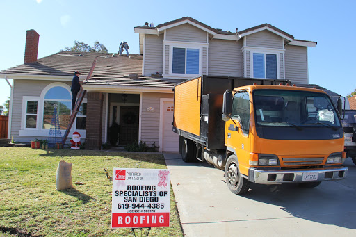 Roofing Contractor «Roofing Specialists of San Diego», reviews and photos, 7905 Silverton Ave #112, San Diego, CA 92126, USA