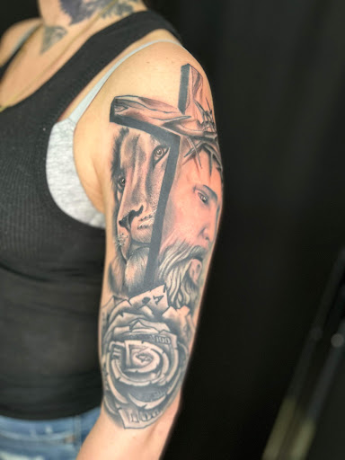 Explore tattoo ideas on forearm for woman, creative tattoo ideas in Bellevue, available at Blak Sheep Tattoo Company