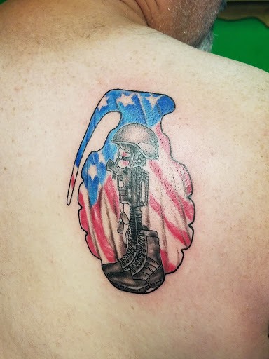 Explore long thin tattoo ideas, creative tattoo ideas in Guymon, available at Inklahoma Tattoo Studio