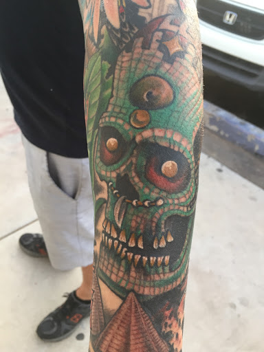 Explore fishing tattoos ideas, creative tattoo ideas in Taos, available at Magical Tattoo