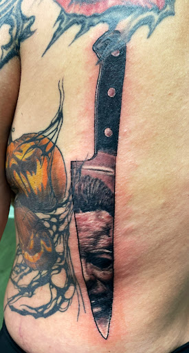 Explore tummy tattoo ideas, creative tattoo ideas in Girard, available at Empress Tattoos FKA Treehouse Tattoo