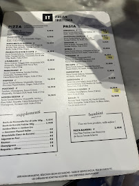 Restaurant italien IT - Italian Trattoria Rambuteau à Paris - menu / carte