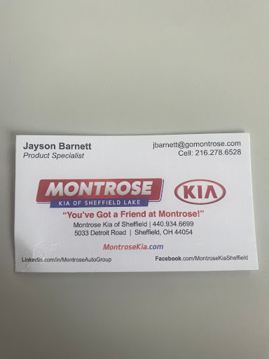 Used Car Dealer «Montrose Kia in Sheffield», reviews and photos, 5033 Detroit Ave, Sheffield Lake, OH 44054, USA