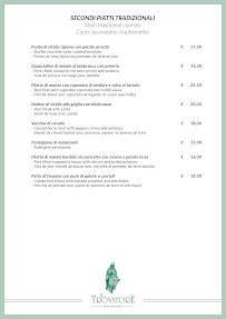 Menu du Il Trovatore Ristorante à Parma