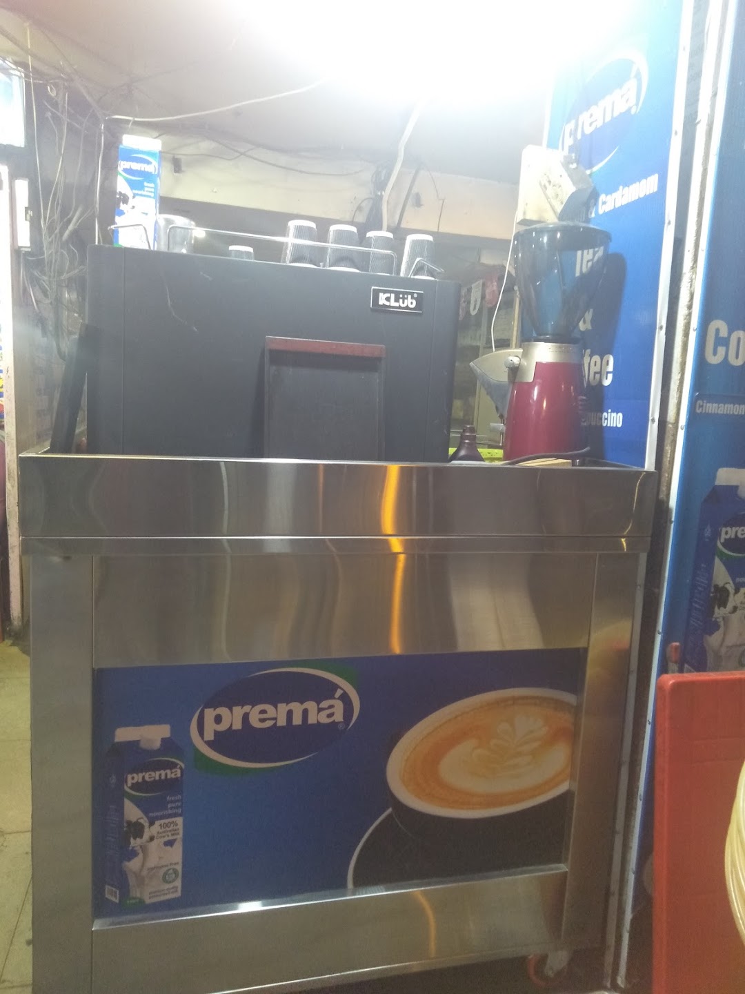 Prema coffee and tea keosk
