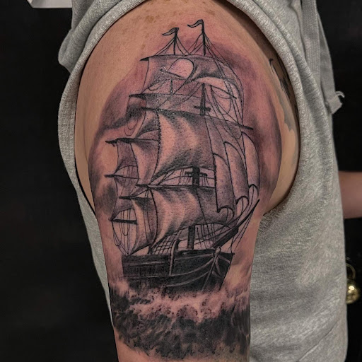 Explore mexican sleeve tattoo ideas, creative tattoo ideas in Augusta, available at Mr. Tattoo