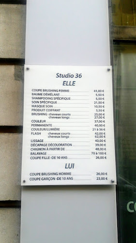 Studio 36 ouvert le jeudi à Paris