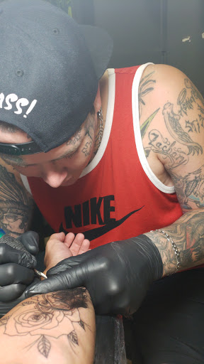 Explore scarlet witch tattoo ideas, creative tattoo ideas in Saint Cloud, available at Dark Matter Tattoo