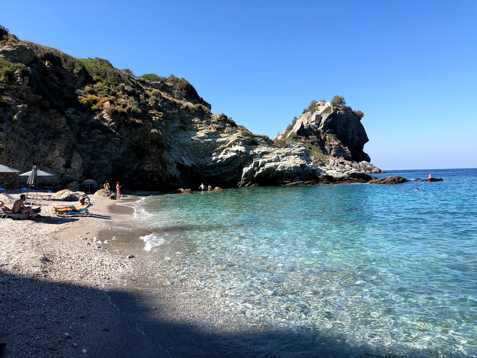 Foto av Agios Ioannis beach beläget i naturområde