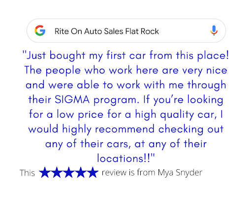 Used Car Dealer «Rite On Auto Sales», reviews and photos, 27508 Telegraph Rd, Flat Rock, MI 48134, USA