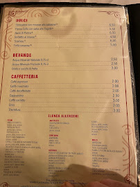 Trattoria Corrieri à Parma menu