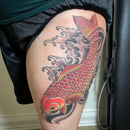 Explore lego tattoo ideas, creative tattoo ideas in Miami, available at Bonsai Mike Tattoos