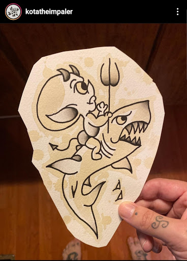 Explore patch tattoo ideas, creative tattoo ideas in Benton, available at Spectrum Tattoo