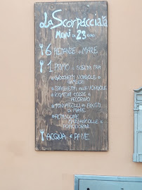 Trattoria La Scorpacciata à Fiumicino menu