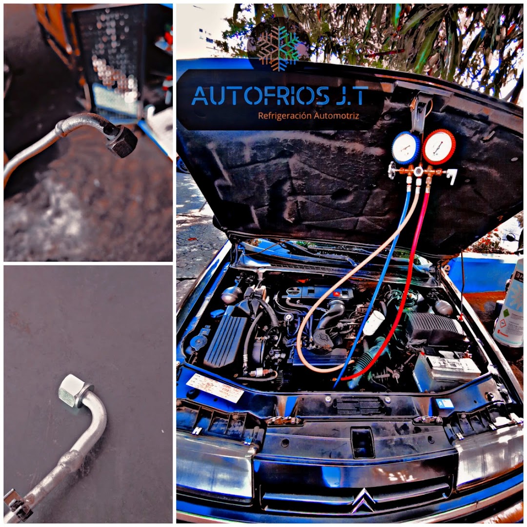 Autofrios J.T , Refrigeracion Para Aire Acondicionado Automotriz Gas Refrigerante, Mantenimiento, Servicio Aire Acondicionado Automotriz