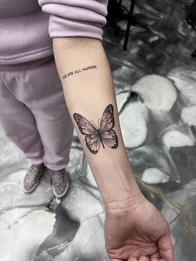 Explore lowrider tattoo ideas, creative tattoo ideas in Westwood, available at Dom Astro Tattoo Company