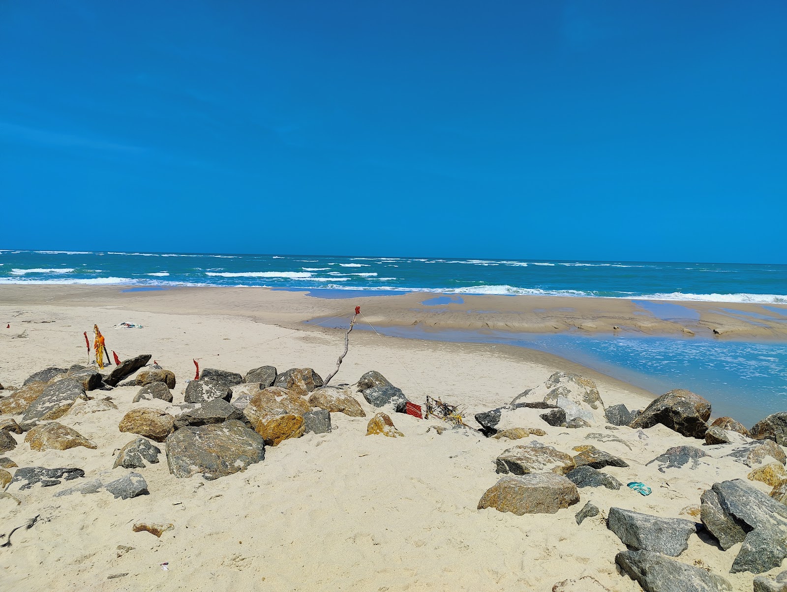 Φωτογραφία του Arichal Munai Beach με ευρύχωρη ακτή