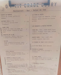 Ô P'tit Crabe de Goury à La Hague menu
