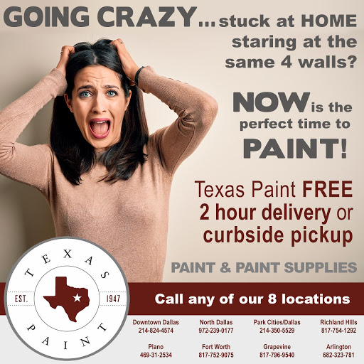 Paint Store «Texas Paint & Wallpaper (North Dallas)», reviews and photos, 12835 Preston Rd Suite 217, Dallas, TX 75230, USA