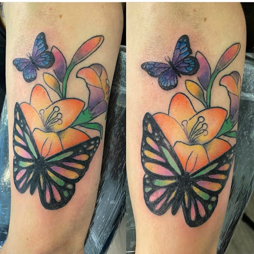 Explore neck tattoos for women ideas, creative tattoo ideas in Vancouver, available at Studio X Tattoos & Piercings