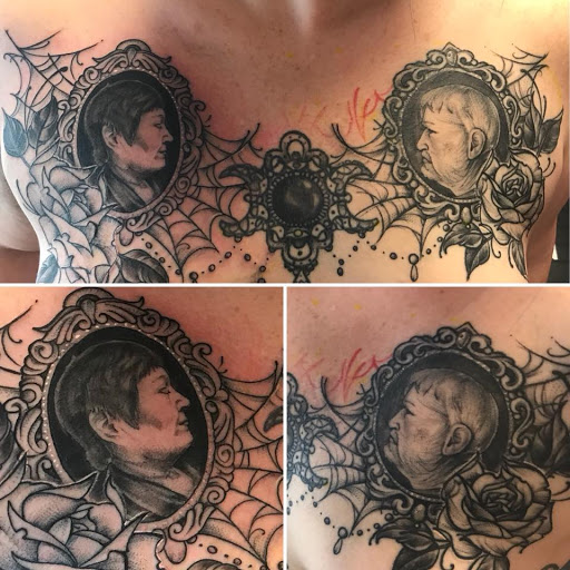 Explore god first tattoo ideas, creative tattoo ideas in Augusta, available at Mr. Tattoo