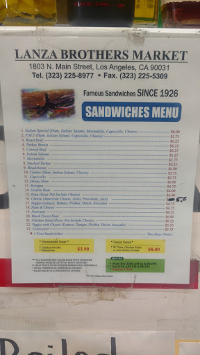Grocery Store «Lanza Brothers Market», reviews and photos, 1803 N Main St, Los Angeles, CA 90031, USA