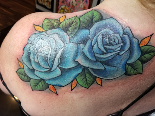 Explore crystal ball tattoo ideas, creative tattoo ideas in Webster, available at Mainline Ink