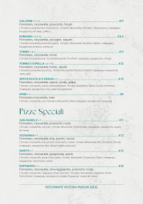 Pizzeria Maison Jolie à Jesolo carte