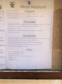 Osteria Malatesta à Matera menu