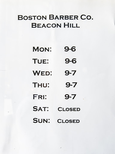 Barber Shop «Boston Barber Co. Beacon Hill», reviews and photos, 124 Bowdoin St, Boston, MA 02108, USA