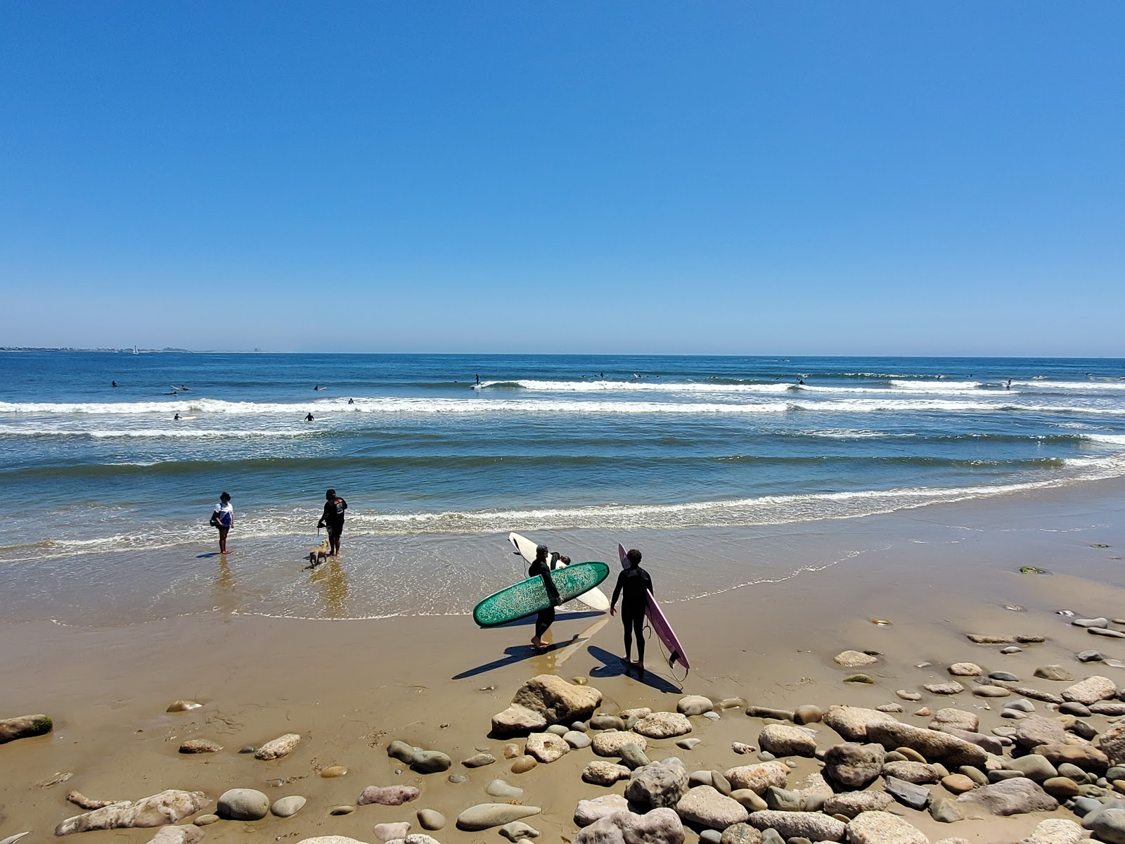 Ventura Beach的照片 带有长直海岸